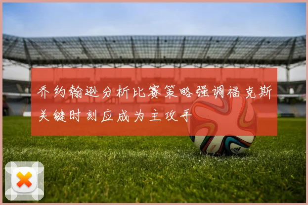 乔约翰逊分析比赛策略强调福克斯关键时刻应成为主攻手